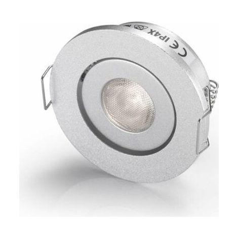 LED Mini Small Spots Fixtures / Recessed Ceiling Spotlight Downlight Recessed Lamps for Cree XPE 3W Warm White 3000K + Driver [Energy Class A+] (1/4)