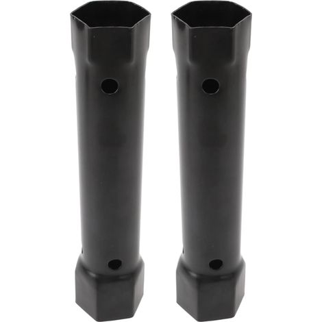Juego de llaves de vaso para grifos de 2 piezas (34 mm y 40 mm), llave de acero al carbono para la instalación y reparación de grifos, herramientas manuales para cuartos de ducha.