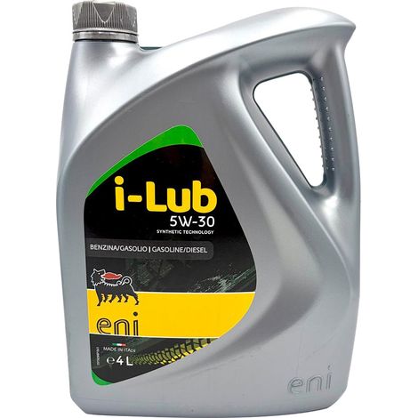 'OLIO MOTORE PER AUTOVETTURE ''I-LUB'' 5W30 - lt. 4' 5W30 - lt. 4