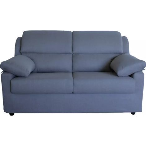 divano 2 posti maxi bellahome "firenze" avio tessuto sfoderabile e antimacchia, 170x95x93 cm (1/4)