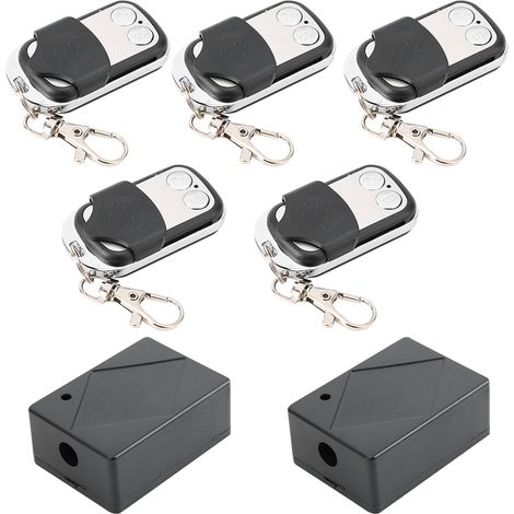Système de contrôle d'accès de porte avec émetteur et récepteur de télécommande sans fil 2V5 (1/5)