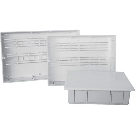 Caja de plástico para colectores de 520 x 320 mm Damast 12419  520x320