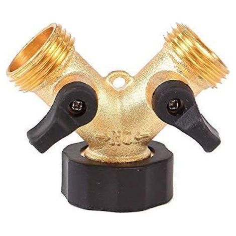 Kanana 2-voies Y-Distributeur pour Zulaufschläuche, 3/4 Pouces pour Connexion de 2 Appareils (YV03) (1/5)