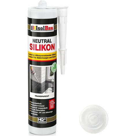 Neutralsilikon Naturstein Silikon Marmor Sanitär Inn/Auß 1 x 300ml Transparent (1/5)