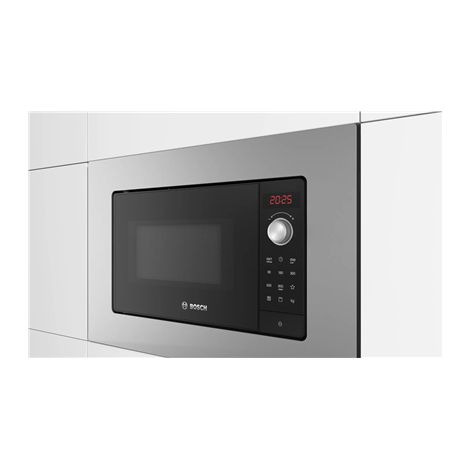 Four micro-ondes Bosch bfl623ms3 800W 20L inox (1/5)