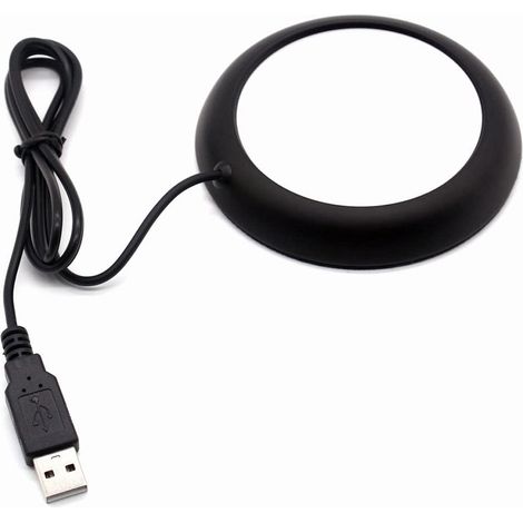 Dessous de verre chauffant USB, sous-verre en métal créatif à température constante, sous-verre isolant pour café, sous-verre chaud (1/4)