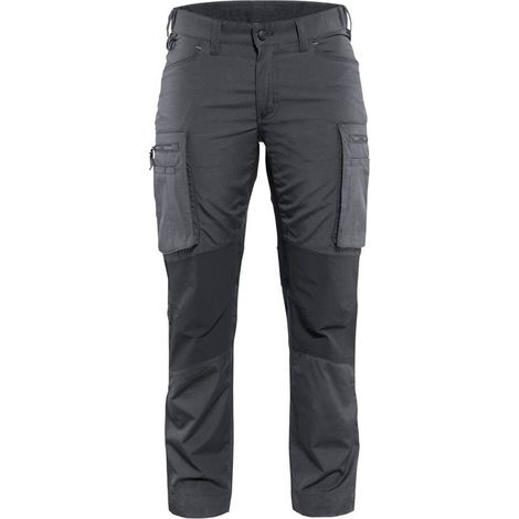 Pantalon de travail maintenance stretch femme 7159 - Gris foncé/Noir XL - FR(48) - SE(C46) - Standards (1/5)