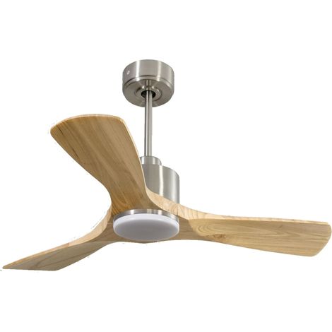 Ventilador de techo Reversible Termostato Dimable Wifi Motor DC Techos Inclinados Mando a Distancia Luz tres tonos Hypersilence Memoria