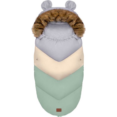 Baby sleeping bag Teddy PRO-V Pastel Green