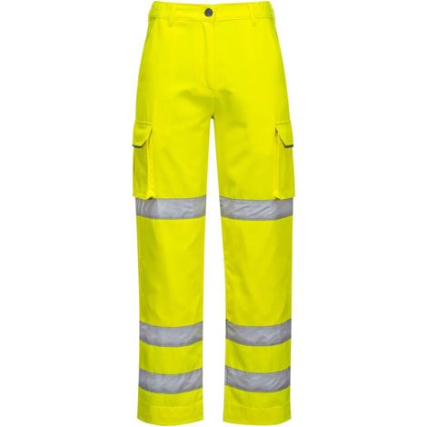 Pantalone donna alta visibilità | Medium - Yellow - NEUTRO (SENZA PERSONALIZZAZIONE) (1/3)