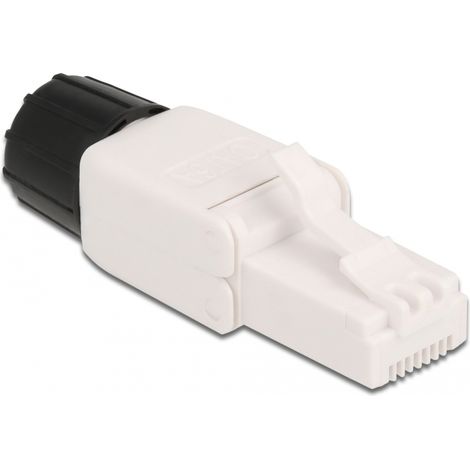 Delock RJ45 macho Cat.6A UTP sin herramientas