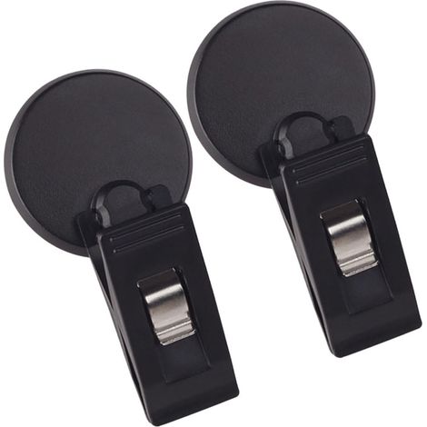 Lot De 2 Pince À Billets Pour Voiture Pince À Ticket Parking Adhésive Clip Monté Sur Voiture Pour Reçus Cartes D Accès Et Carte De (1/5)