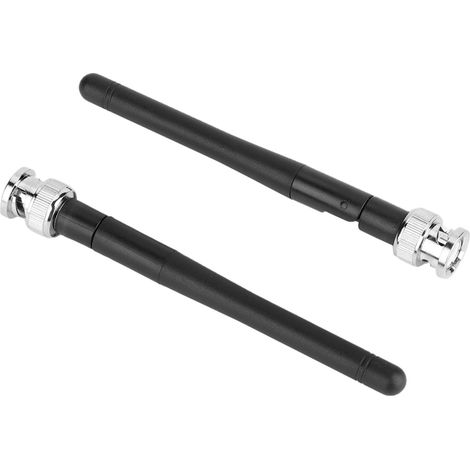 2 UHF-Antennen mit BNC-Anschluss für EW100, EW300, EW500 und G3-Empfänger, Paar, Sennheiser-kompatibel, tragbar, hohe Empfindlichkeit (1/5)