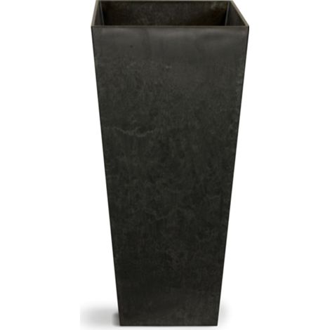 Ella Vase - Artstone - L35 x W35 x H70 cm - Black