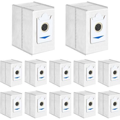 12 Sacs pour Ecovacs DEEBOT T30 Pro Omni, T30 Omni Robot Aspirateur Accessoires, 3,4L Grande Capacité Sacs à Poussière de Remplacement (1/4)