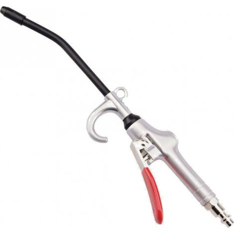 PISTOLA SOFFIAGGIO ARIA COMPRESSA PER COMPRESSORE INNESTO RAPIDO CANNA 120MM