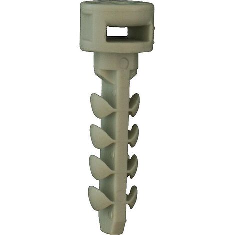 Cheville de fixation polyamide pour collier OPDZ 5,5x25 mm, boîte de 100 pièces - DON QUICHOTTE