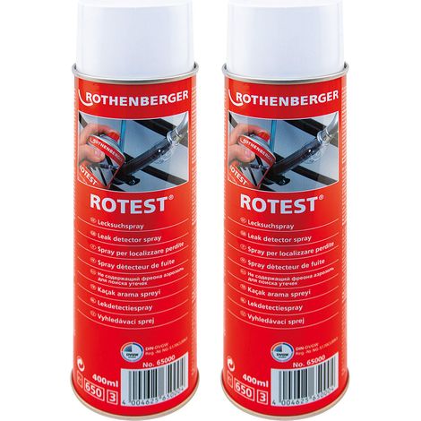 ROTHENBERGER Industrial 2x Lecksuchspray, 400ml - 65000