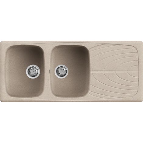 Elleci Master 500. Tipo di lavello: Lavello montato su piano, Forma del lavandino: Rettangolare, Materiale del lavandino: Granitek. Larghezza: 1160 mm, Profondità: 500 mm, Altezza: 220 m... - LGM50051 (1/6)