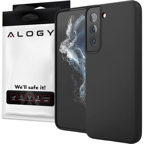 Alogy Dünne Soft-Hülle für Samsung Galaxy S22 Plus Schwarz (1/5)