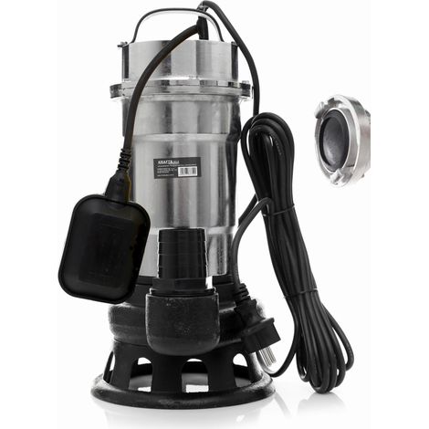 Pompa sommergibile da 3100 W con tritatutto e galleggiante  Kraft&Dele (1/5)