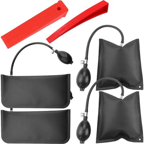 4 Pièces Coussin de Montage: Gonflable Air Wedge Pump, Coussin d'air de Levage, Outils à Main Bricolage Inflable pour Installation des Portes Fenêtres Réparation Automobile (Chargement 200 KG) (1/5)