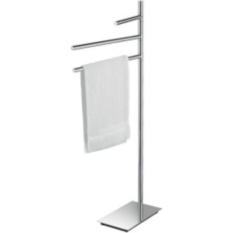 COLOMBO DESIGN Square piantana 3 porta salviette cromato codice prod: B99150CR (1/2)