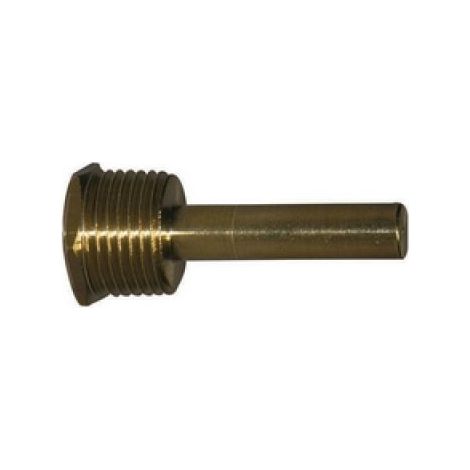 POZZETTO PER SONDA 1/2 GAS CONICO 5 CM PER UN BULBO Diam. 7 x 9 mm.