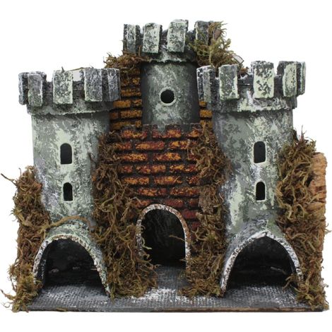 Castello per Presepe 3 Torri Paesaggio B 20x14 cm 10502 (1/5)