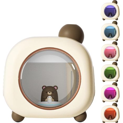 Umidificatore portatile da 500 ml per la cameretta dei bambini, umidificatore a forma di cartone animato per bambini (1/5)