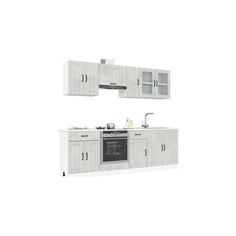 Ensemble d'armoires de cuisine 8 pcs Kalmar bois d'ingénierie (1/5)