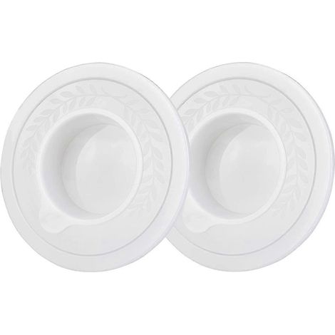 Lot de 2 couvercles pour bols de robots pâtissiers KitchenAid à tête inclinable de 4,5 à 5 pintes (accessoires inclus). (1/5)