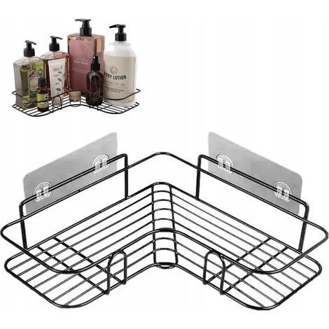 Mensola autoadesiva da bagno per accessori cosmetici da doccia