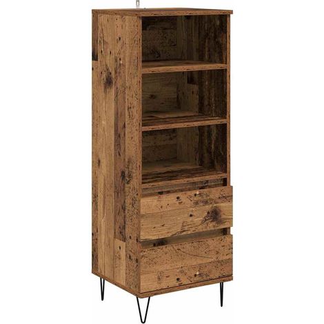 Maison Exclusive - Credenza Legno vecchio 40 x 36 x 110 cm Legno multistrato