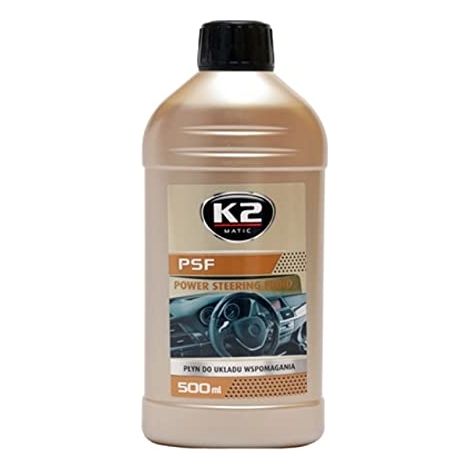K2 płyn do układów wspomagania kierownicy power steering fluid bezbarwny 500ml