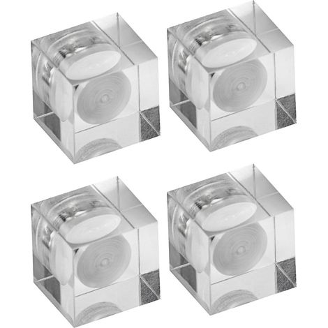 Maul Neodym Magnet  (L x B x H) 1.5 x 1.5 x 1.5 cm Würfel Glasklar 4 St. 6168105