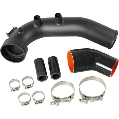 Collecteur d'admission, kit de tuyau d'admission, tuyau de turbocompresseur noir (1/5)