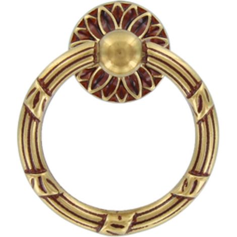 25 x MANIGLIA OTTONE 09236 D 42X49 MM PATINE