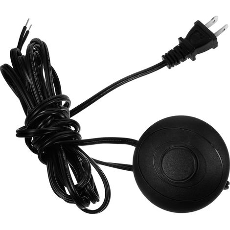 Interrupteur Pied - Cordon D'Extension Pour Lampe - Prise US - Commande Mains ou Pieds - Pour Lampes Sur Sol ou Bureau - 1 Pièce