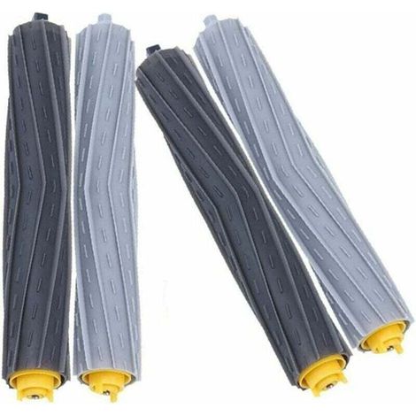 2 Gummibürsten-Sets für iRobot Saugroboter der Serien 800 und 900. Ersatz-Walzenbürste für Roomba 850, 860, 861, 866, 870, 880, 890, 960 und 980. (1/5)
