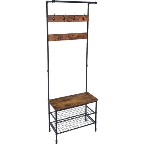 Schwarzer Metall-Standhänger für die Halle 66x32x188 VW2 Begryf