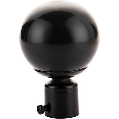 Embouts de tringle à rideaux 28 mm (lot de 2 embouts décoratifs), sans outil, pour tringles à rideaux classiques, accessoires de décoration intérieure, adaptés aux fenêtres et... (1/5)