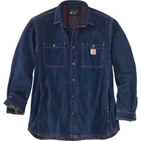 VESTE LINED SNAP FRONT BLUE XL CARHARTT S1105605H84XL