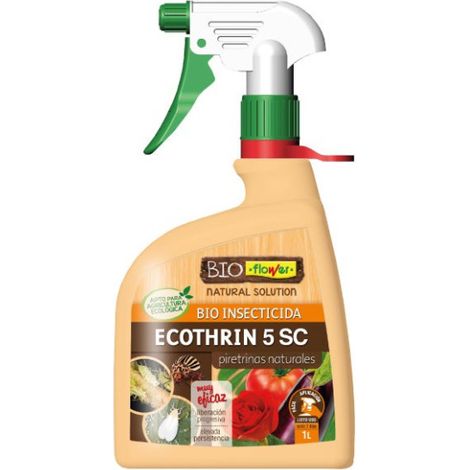 Bio Insecticida ecothrin 5SC 1L flower