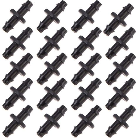 100 Pices(connecteur Cannel Double)irrigation De Pelouse 4/7mm Raccord Connecteur Goutte Goutte (1/5)
