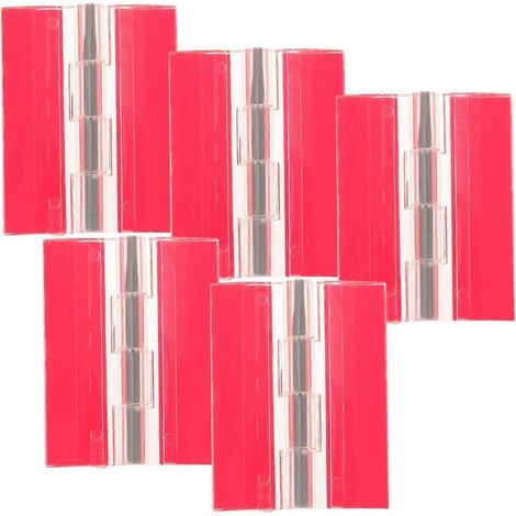 Charnières auto-adhésives en acrylique, réglables et robustes, pour meuble de piano (lot de 5). (1/5)