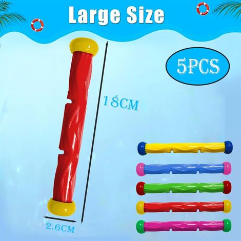 Lot De 8 Jouets De Plongée Sous-marine – Planeurs Piscine – 2 Formes – 13 Cm – Pour Enfants 8-12 Ans – LUTER