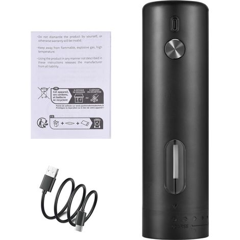 Moulindre de poivre automatique 6 niveaux réglables en céramique rechargeable rechargeable moulin à un clic one clic moteur de broyage portable avec une fenêtre transparente du bac de 110 ml pour le s (1/5)