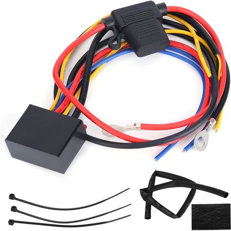 Phare antibrouillard guidon moto interrupteur relais intelligent compatible R1250GS F850GS F750GS (1/5)