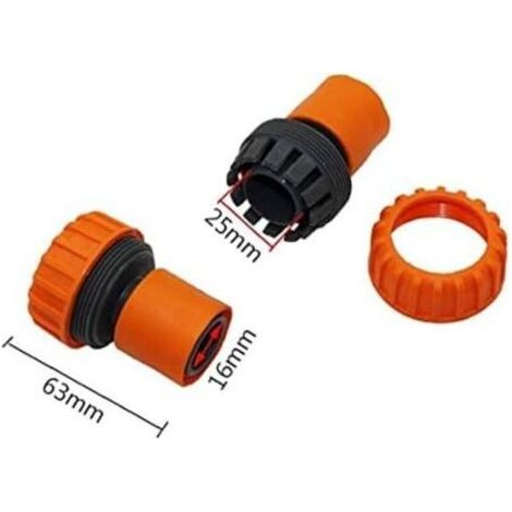 1 Stück 25mm Schlauchverbinder Gartenschlauch 1 Zoll Gartenanschluss Gartenhahn Auto-Bewässerungsanschlüsse Autowasch-Wasserschlauchadapter. (1/4)